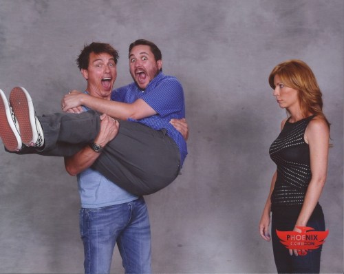 Why is that man holding Will Wheaton? Why not?