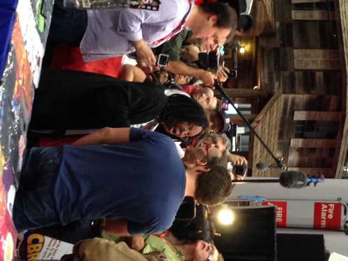 Never know who you will see at NYCC.