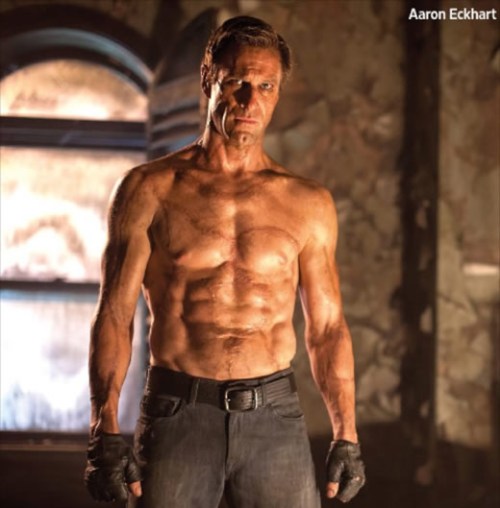 Aaron Eckhart as Adam.