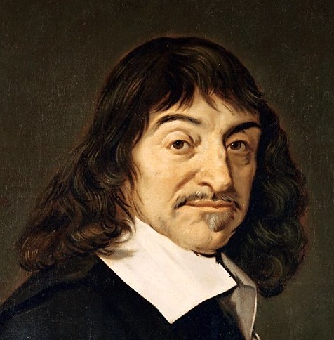 With that long hair and facial hair, Descartes is already half way to a hipster.