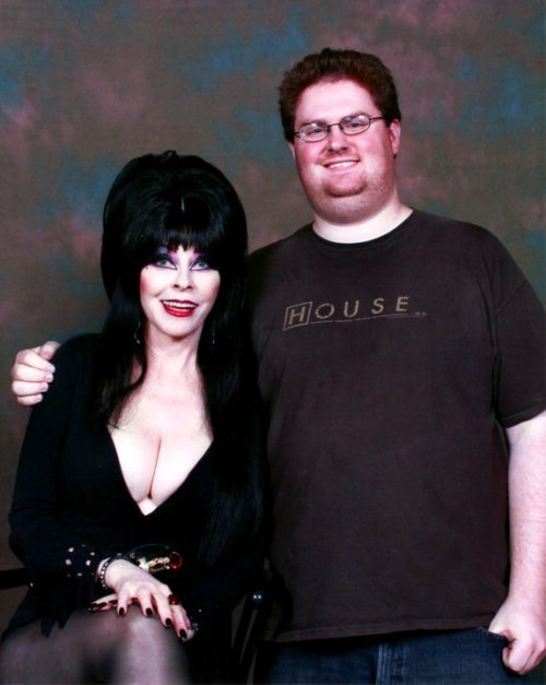 Elvira and yours truly.