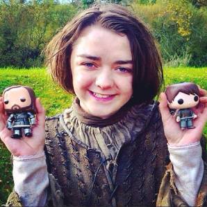 Arya and The Hound and Arya