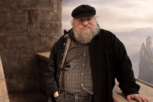 GRRM portrait, wall