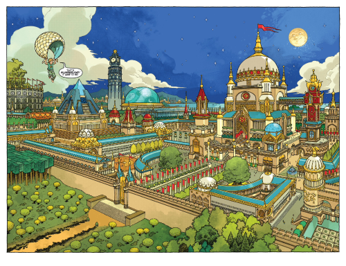 An absolutely gorgeous double page spread.