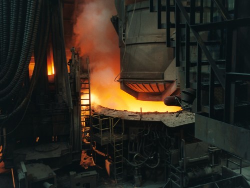 A Modern Blast Furnace.