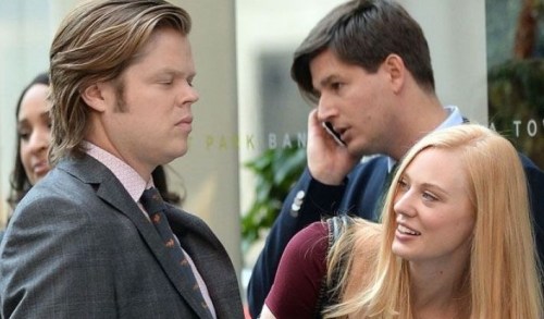 Elden Henson as Foggy Nelson, and his costar Deborah Ann Woll.