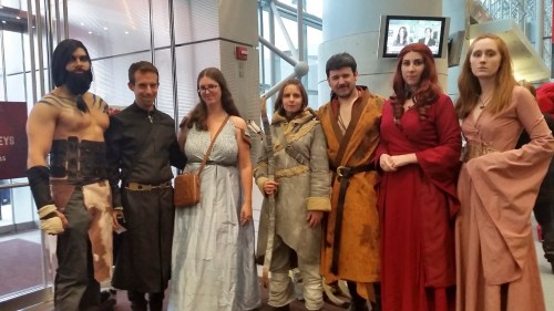 Our Game of Thrones group at New York Comic Con, October 2014. Photo courtesy of Chris O’Connor