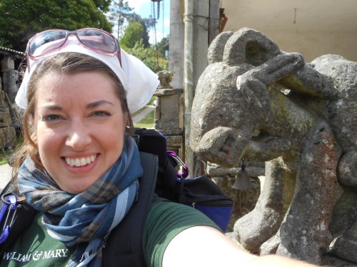 My companion here is a granite goat.