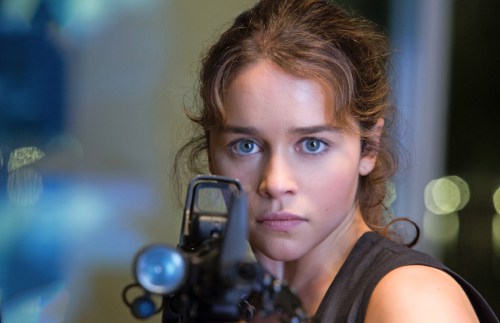 Emilia Clarke as Sarah Connor...kind of